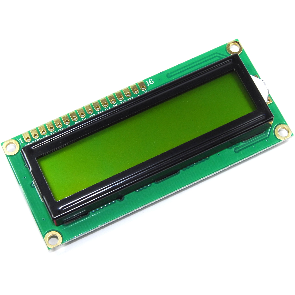 16x2 Green LCD Display Image 1