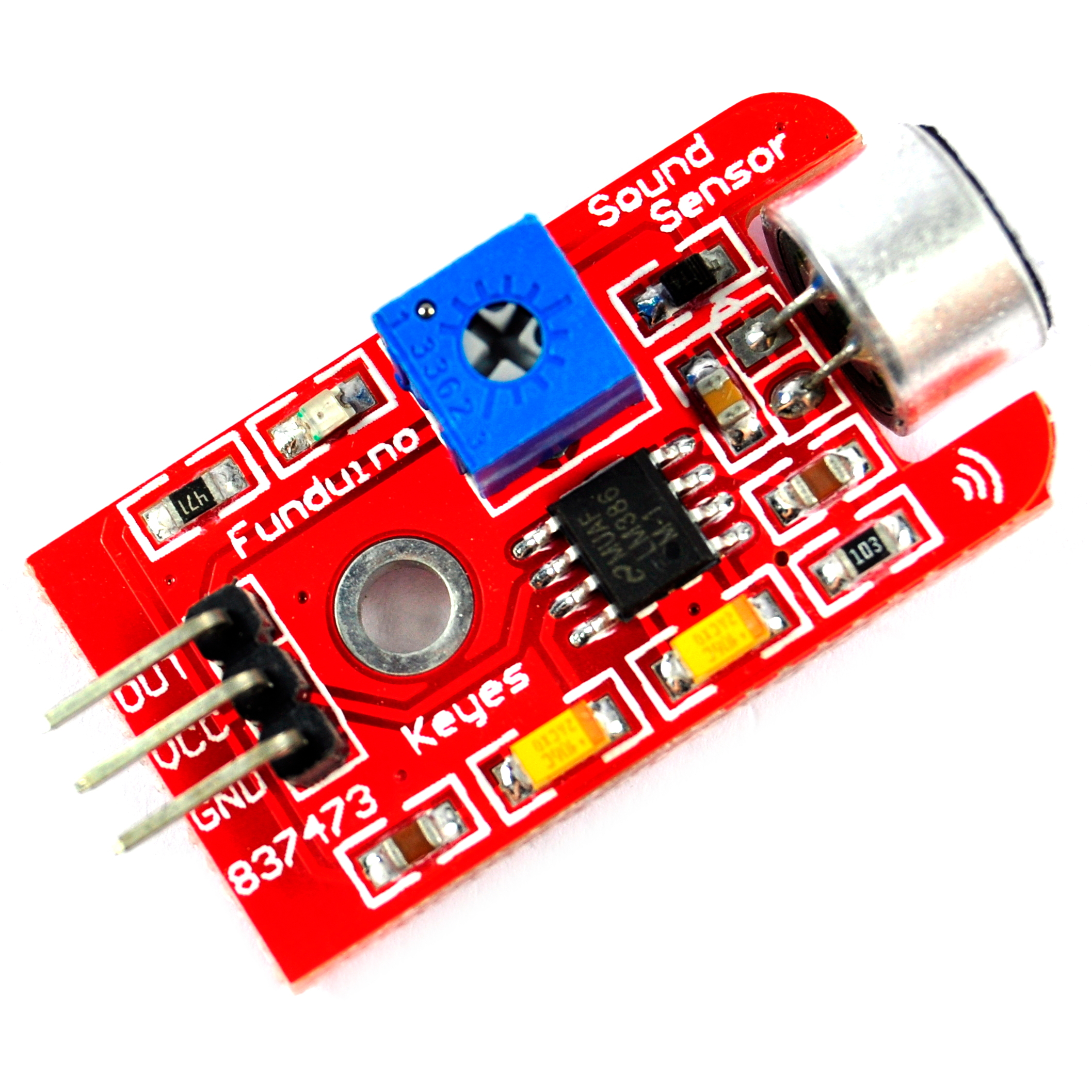 Sound Detection Module Switch LED Microphone Arduino Raspberry PI Flux Workshop