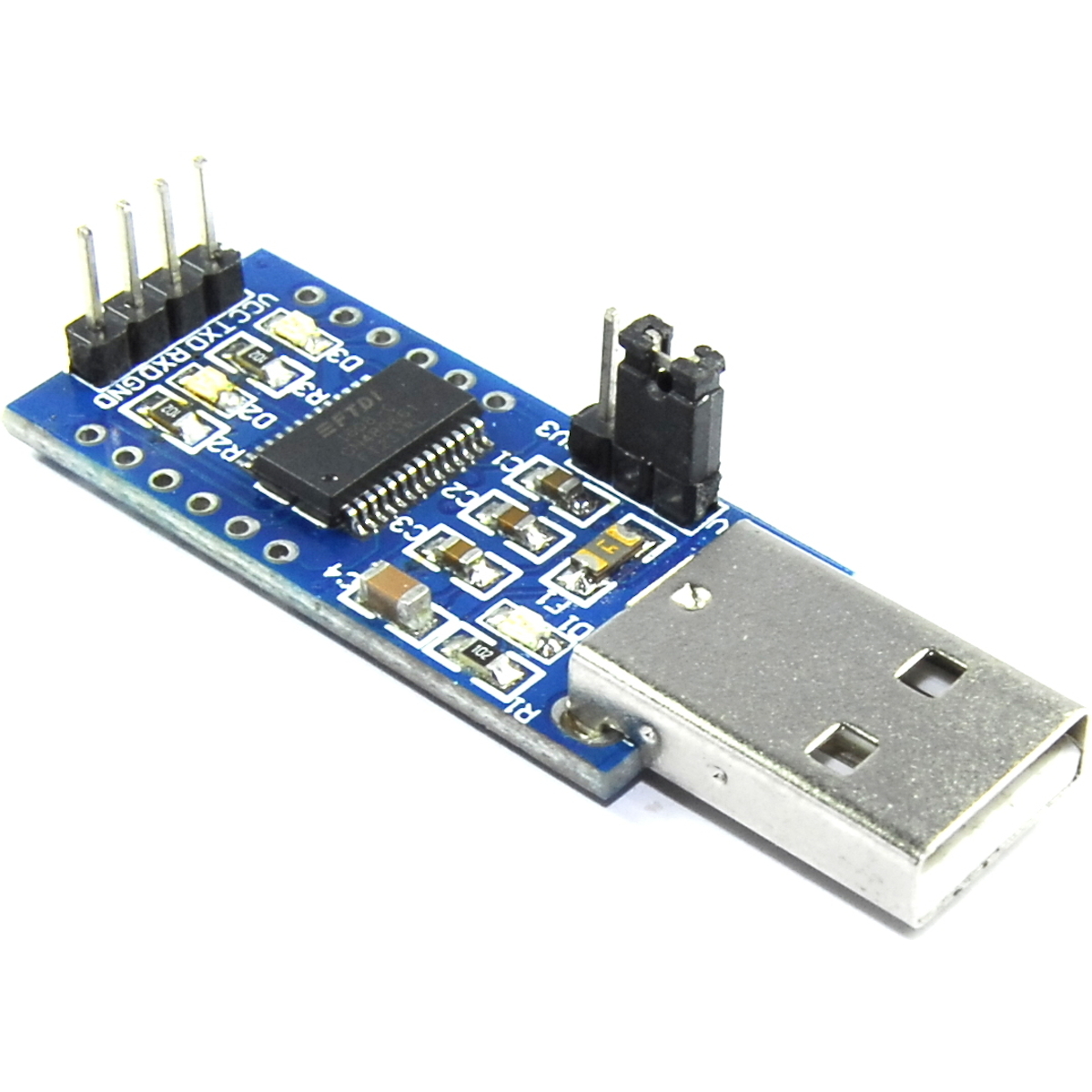 FT232 USB TTL Module LC Blue Image 2