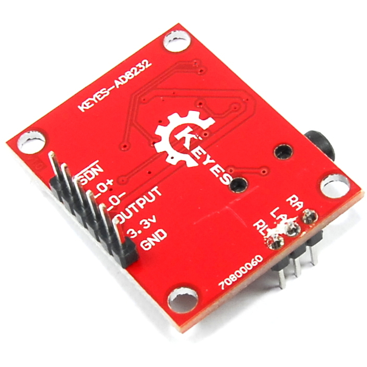 ECG Amplifier AD8232 Keyes Red Image 2